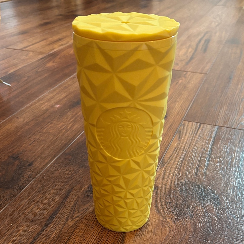 Starbucks Geometric Yellow Tumbler